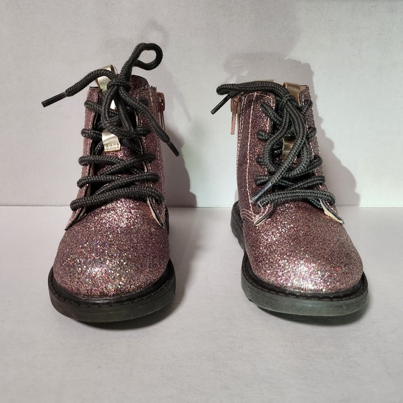 Carter Toddler Glitter lace-up boots - Picture 4 of 8